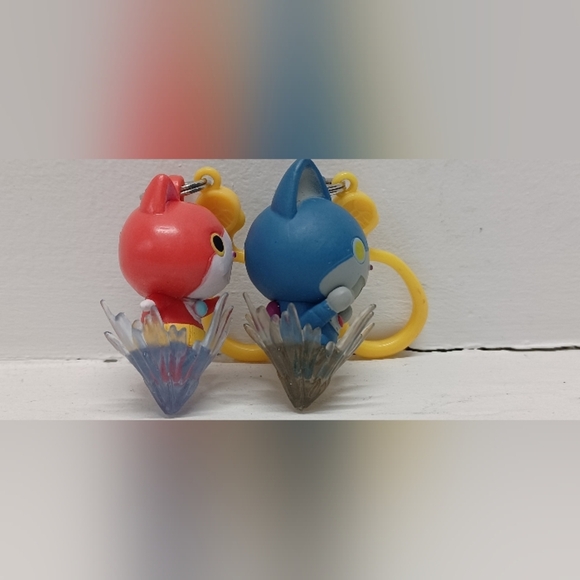 Yo-Kai Watch Jibanyan & Robonyan Character 3D Keychain Backpack Hangers - Picture 4 of 7